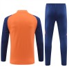 Sudadera De Entrenamiento Manchester United Cremallera De Cuarto 2024-25 Naranja - Hombre